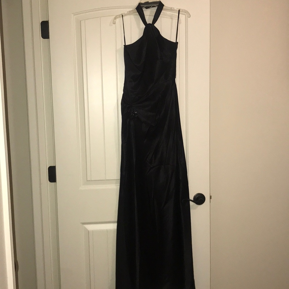 Black floor length gown